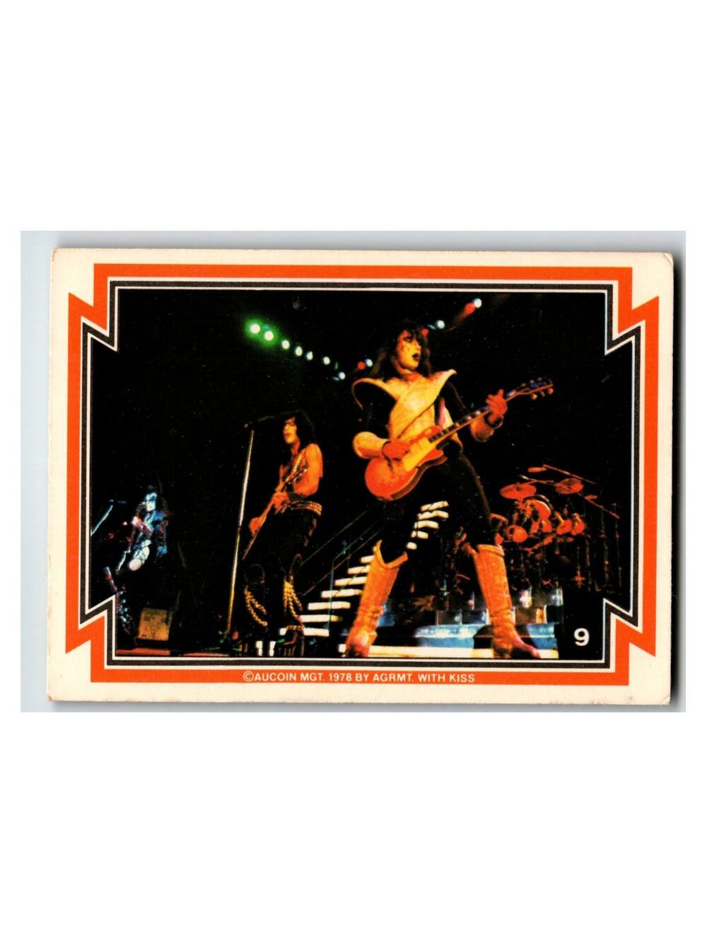 KISS Ace Frehley Band Live Concert 1978 Card #9 Non-Sport Trading Card